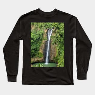 Alalum Falls, Sumilao, Bukidnon, Mindanao, Philippines Long Sleeve T-Shirt